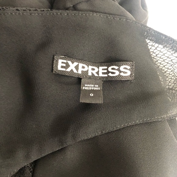 Express Dress with lace strapless size 0 Lining - Picture 4 of 5